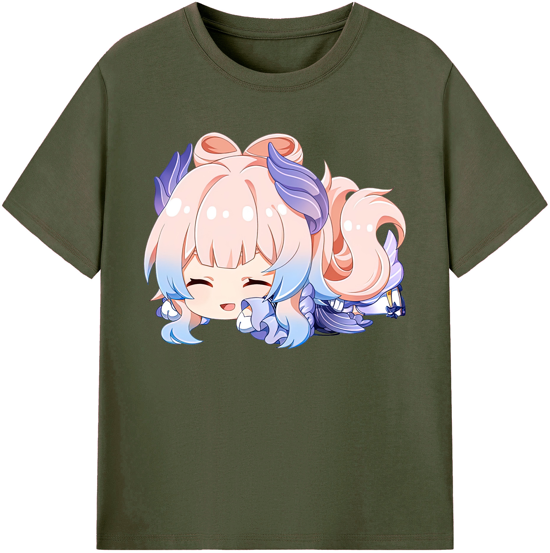 げんし神 珊瑚宮心海 サンゴノミヤ・ココミ genshin Sangonomiya Kokomi 綿100％ メンズ半袖Tシャツ｜肌触りやわらか＆通気性